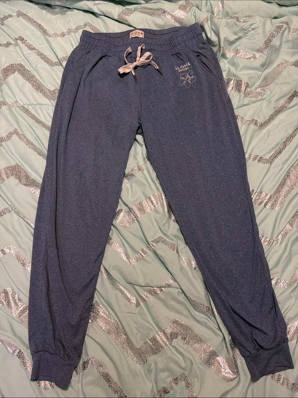 Aloha Modern Women's Navy Jogger Pants